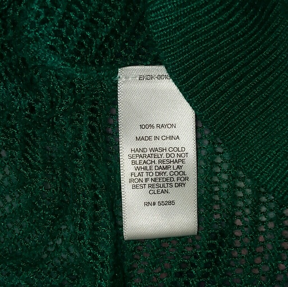 Kelly Green knit top by Express - Picture 3 of 4